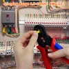 SENLINLIN Crimping Plier Set, 0.5-10mm² Ferrule Crimper Tool with 1800
