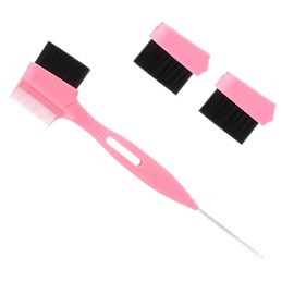 Beavorty 1set Double-headed Eyebrow Comb Brush with Replacement Portable Hair Edge Brush for Women Practical Design for Shaping Eyebrows for Daily Use