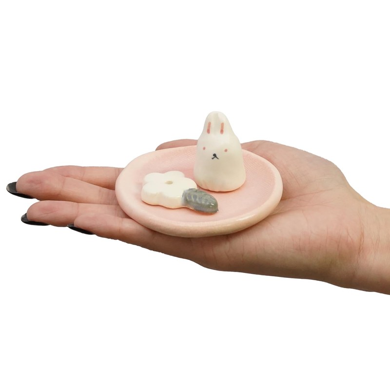 COTONOHA Charming Animal Series Ceramic Incense Holder, Japanese Pottery, Perfect