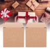 HERCHR Pack of 50 Kraft Paper Gift Boxes for Crafts,