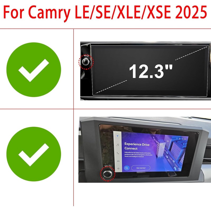 Tyifxom for Toyota Camry LE/SE/XLE/XSE 2025 2026 Accessories, Aluminum Volume