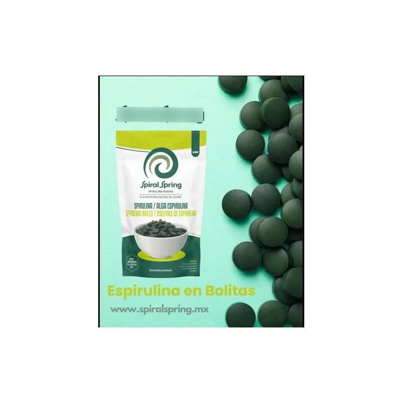 Alga Espirulina Máxima 500tab Kosher 250g + Piña Spirulina