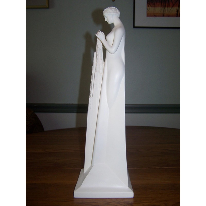 StealStreet Frank Lloyd Wright Flower In the Crannied Wall White