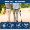 Folding Walking Cane with LED Light, Adjustable Collapsible Standing Canes