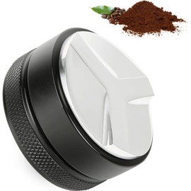 Coffee Distributor, Espresso Distribution Tool, Coffee Distributor, Coffee Tamper, Adjustable Depth Compensation Distributor, Coffee Distributor, Barista Accessories for Coffee Portafilter Before Tamping (58 mm)