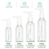 Pack of 4 Plastic Pump Bottles in 30 ml, 50
