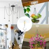 braxan 10 Pack Adhesive Ceiling Hooks, No Drilling Heavy Duty
