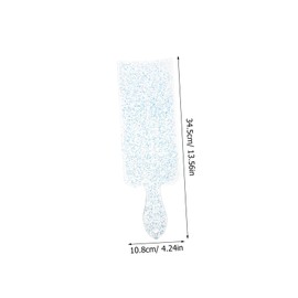 Baluue Hair Coloring Paddle Brush Comb Set Highlighting Kit Foil Board for Home