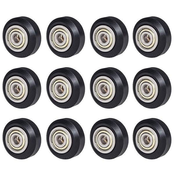 SIMAX3D 12PCS POM Pulley Wheels 625zz, Plastic Linear Bearing Pulley