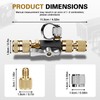 Behonor HVAC Valve Core Removal Tool,Valve Core Remover Installer Tool,1/4"&