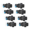 25Pcs Knob Selector Switch Self Locking 3 Speed with Light