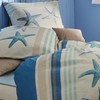 REDBEST Bed Linen Renforcé Blue/Beige Size 135 x 200 cm