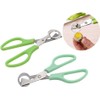 Green Stainless Steel Quail Egg Scissors,Egg Slicer Pigeon Clipper Shell