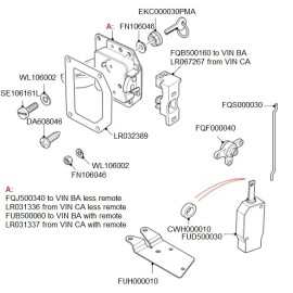 Bearmach LAND ROVER DEFENDER 2007-2016 STATION WAGON SAFARI REAR END DOOR TAILGATE LATCH