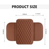 Upgraded Car Center Console Cover, Microfiber Leather Car Armrest Cover