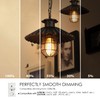 LVWIT 6 Pack Vintage LED Edison Bulbs 75W Equivalent 11W