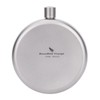 Boundless Voyage Titanium Ultralight Hip Flask, 150ml, Round, Ti3065D