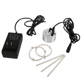 Haofy Fabricante de Niebla Ultrasónica de 24V Fogger Water Fountain Pond Atomizador Humidificador de Aire para Acuario con Adaptador Decoración de Baño Tanque Peces Jardín Hidropónico Estanque Césped