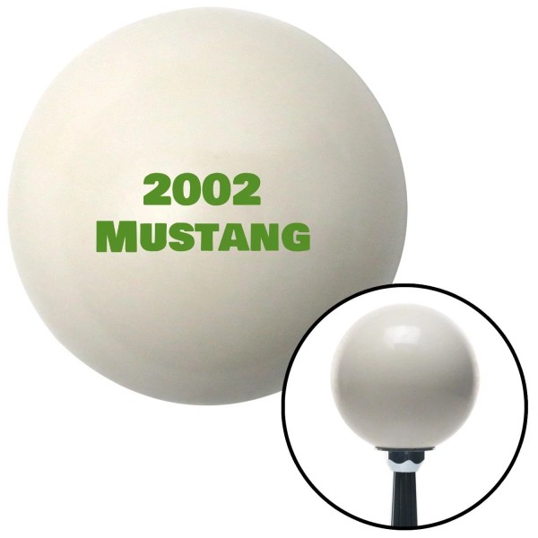 American Shifter Company Green 2002 Mustang Ivory Shift Knob w/