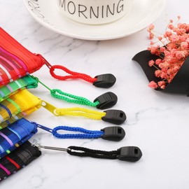 HESTYA 10 Pcs Mesh Zipper Pouch Bags for Organizing 5 Sizes, 5 Colors Mesh Bags with Zipper Cosmetics Toiletry Travel Small Pouch Multipurpose Storage for Offices Supplies Accessories