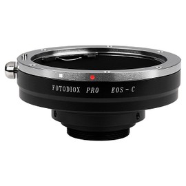 Fotodiox Pro Lens Mount Adapter Compatible with Canon EOS EF and EF-S Lenses to C-Mount Cameras