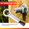 DASBET 4PCS Metal Nut Splitter Set Heavy Duty Nut Splitter