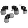 MDPE Compression Connector Fittings 25mm LDPE Water Pipe Elbow Valve