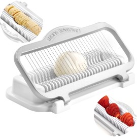 YFYTL Egg & Banana Slicer for Hard-Boiled Eggs, Fruit, Heavy Duty Aluminum