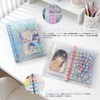 zenoco Sealing Book, Transparent Binder, For Girls, A5, 6 Holes,