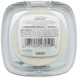 L'Oreal Paris True Match Mineral Pressed Powder, Nude Beige, 0.31 Ounce