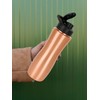 Travelling Copper Water Bottle | Office for the Gym for