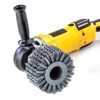 Lessmann Round Brush Punched Grey Diameter 140 mm (18 x