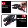 Knoweasy Pelacables y cortador automático, herramienta de pelado de cables