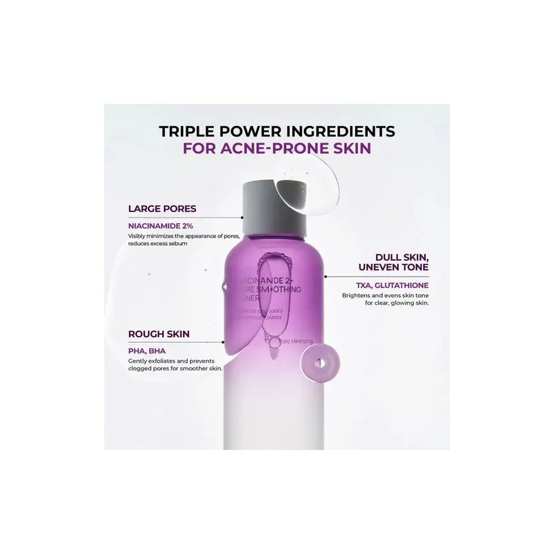 Jumiso Niacinamide 2+ Pore Smoothing Toner 205ml