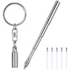 Operitacx Keyring Pen Key Ring Small Pen Retractable Ballpoint Pen