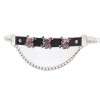 Unbranded Women Evening Party Belt Silver Metal Chain Skull keleton