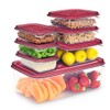 DecorRack 7 Piece Food Storage Container Set, BPA Free Plastic