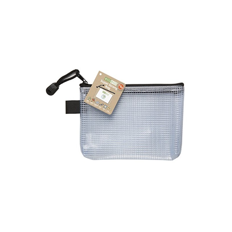 4 x eco-eco Mini 95% Recycled Super Strong Bag Clear