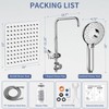 SINGSUO Filtered Rain Shower Head with Handheld Spray Combo, High