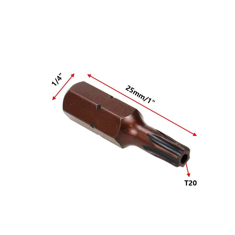 Rannb T20 Torx Bit Set Six Points Magnetic Security Torx