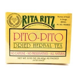 Rita Ritz Pito Pito Dried Herbal Tea 14 Tea Bags in One Pack