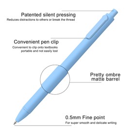 amassan Bible Highlighters and Pens No Bleed, 5 Pcs Pastel Highlighters Assorted Colors and 5 Pcs Black Ink Bible Pens for Journaling Bible, Planner, Note, School, Office Supplies