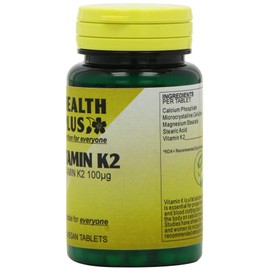 Health Plus Vitamin K2 100µg Joint and Bone Health Supplement - 60 Tablets