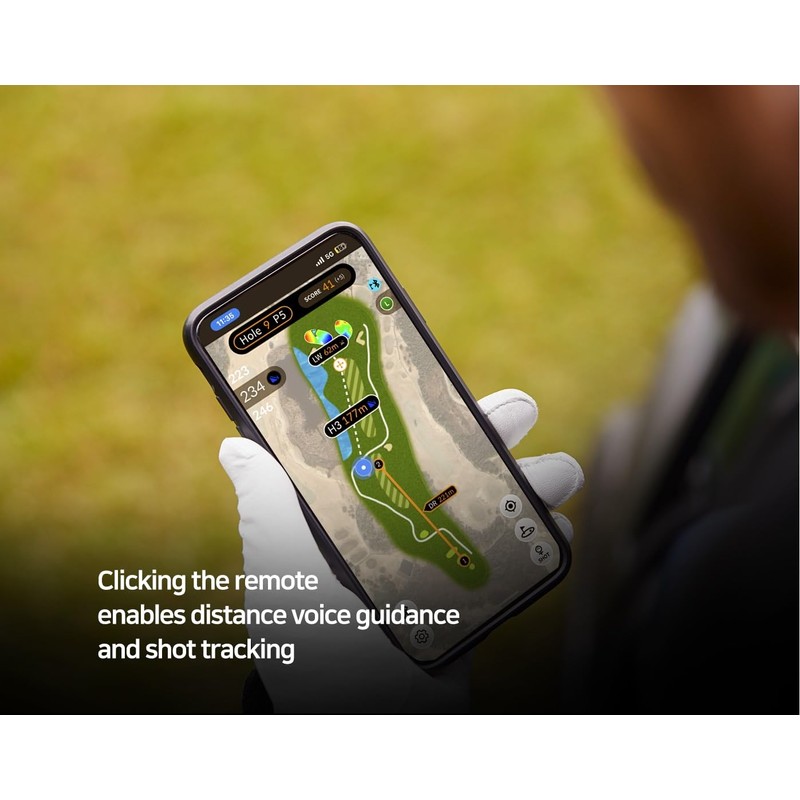 GOLFBUDDY Voice XL Magnetic Golf GPS Speaker - Distances Visible,