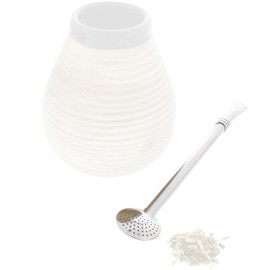 Stainless Steel Bombilla for Mate Tea and Matcha Drinking Tube 19 cm Length