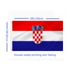 Large Croatia Flag, 3X5Ft Croatia Flags Banner Decor,English Indoor Outdoor