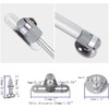 60N/14.5 lb Hydraulic Cabinet Hinge, Soft Close Lid Supports &
