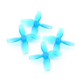 12pcs HQProp 31MMX4 31mm 1mm Shaft 4-Blade Propeller Set (6X CW / 6X CCW) Poly Carbonate (Blue)
