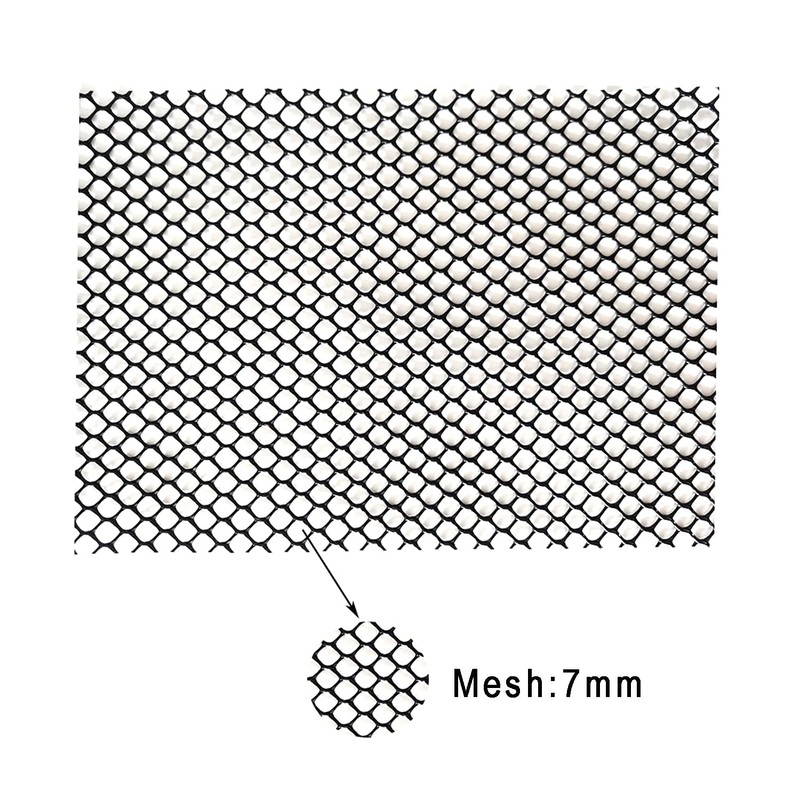 2-Pack Plastic Gutter Guard Mesh Roll 6” x 20Ft Rain