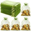 Hopttreely Hopttreely 100Pcs Organza Bags, 4 x 4.72 inch Candy